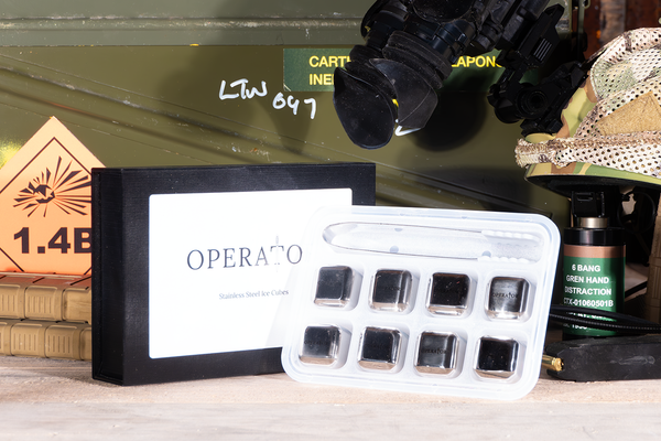 OPERATOR Stainless Steel Whisky Cubes